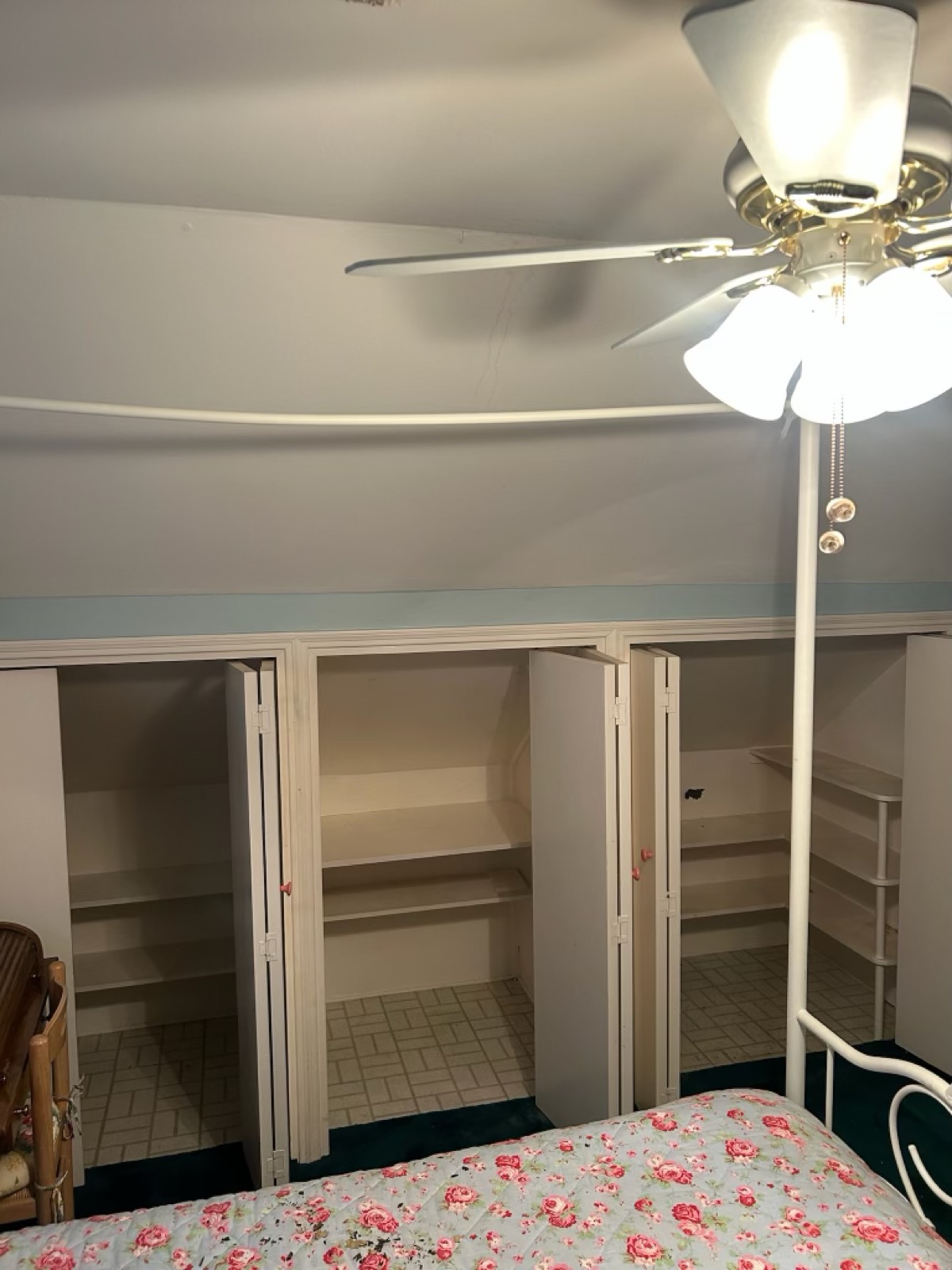 Bedroom and closets cleared after cleanout